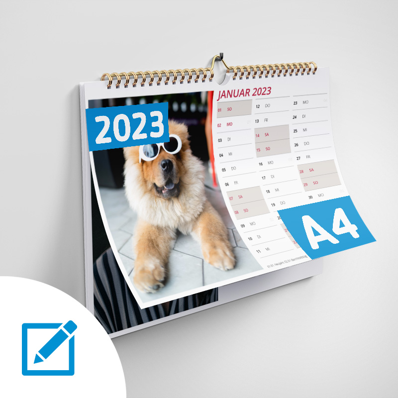 Fotokalender A4 online erstellen